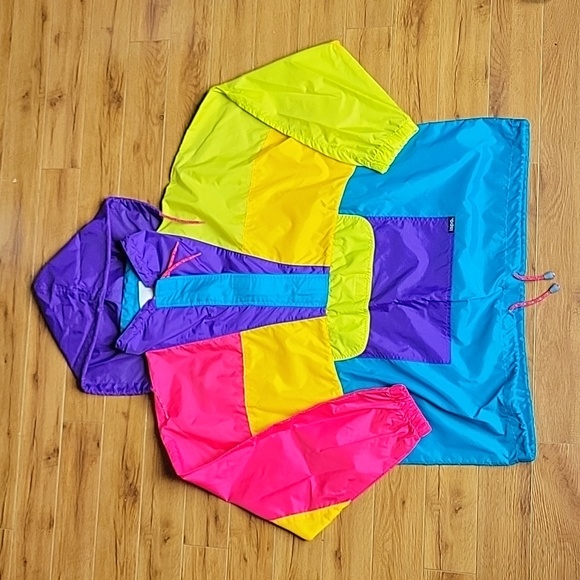Ispo Other - Vintage Ispo Colorblock Windbreaker